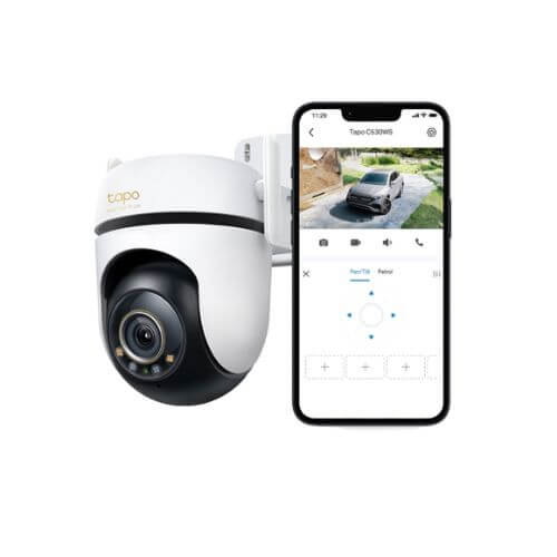 Camera IP TP-LINK Quay Quét 360° Ngoài Trời 5MP Tapo C530WS