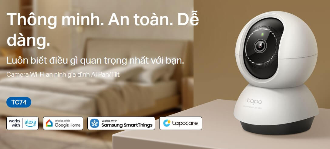 Hình Ảnh Tapo TC74 Camera IP 5MP TP-LINK An Ninh Gia Đình 