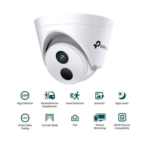 Hình Ảnh Camera IP VIGI C420I Dome TP Link Hồng Ngoại 2MP CHính Hãng