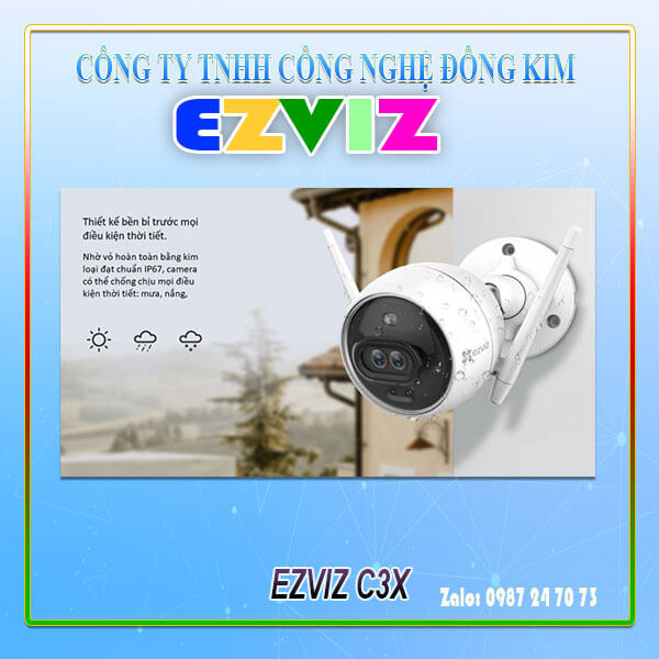 Hình ảnh camera Ezviz C3X Ai Có Màu Ban Đêm