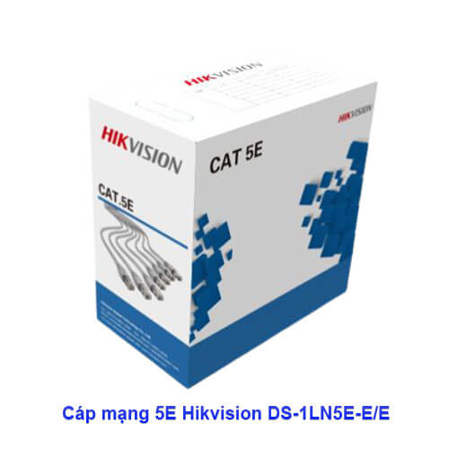 Hình ảnh thùng cáp mạng Hikvision Cat5e DS-1LN5E-E/E