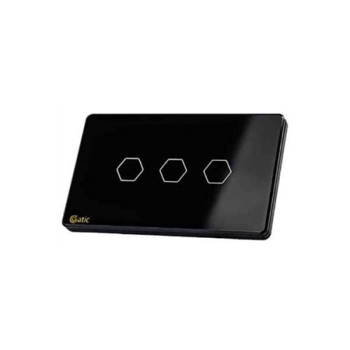Hình ảnh công tắc cảm ứng 3 nút Datic DTSW03D