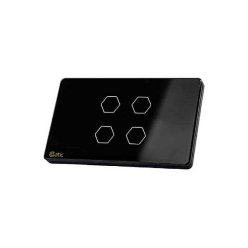 Hình ảnh công tắc cảm ứng 4 nút Datic DTSW04D