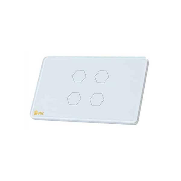 Hình ảnh công tắc cảm ứng 4 nút Datic DTSW04T