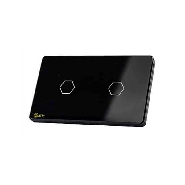 Hình ảnh công tắc cảm ứng 2 nút Datic DTSW02D