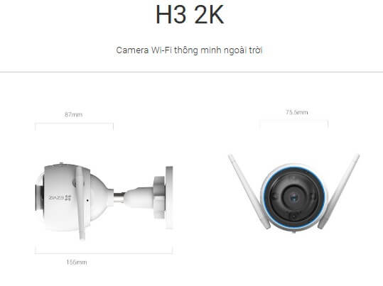 Hình ảnh Camera Ezviz H3 2K 3MP