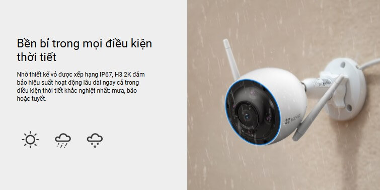 Hình ảnh Camera Ezviz H3 2K 3MP
