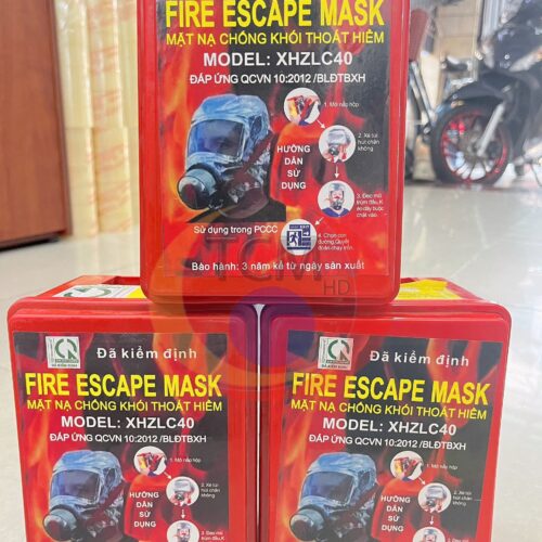 Mặt nạ phòng khói độc thoát hiểm đám cháy XHZLC40