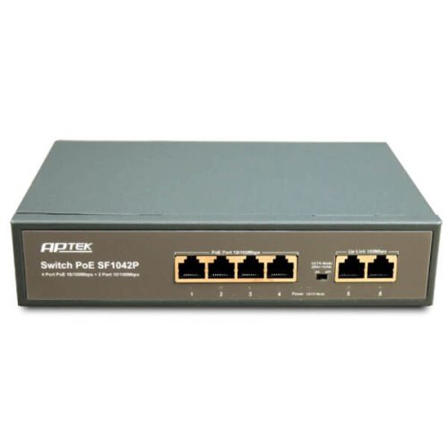Hình ảnh switch poe 4 port APtek SF1042P